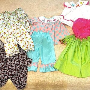 Girls Smocked Bundle-size 12months or 18 months. Bundle $50 for all 5 pieces